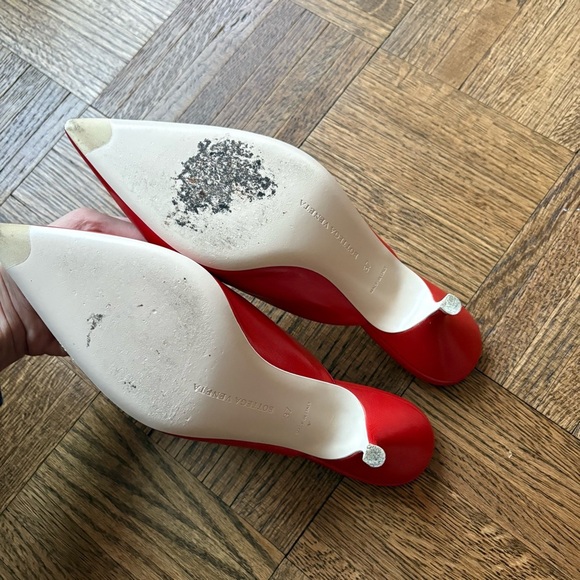 Orange bottega veneta kitten heels - Picture 11 of 11